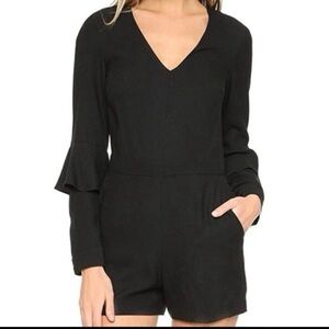 CLUB MONACO BLACK BODENA ROMPER